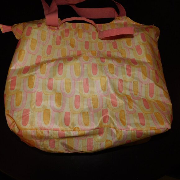 Insulated Grocery Bag California Innovations Double Handed Bag Foldable peach an - Picture 6 of 7